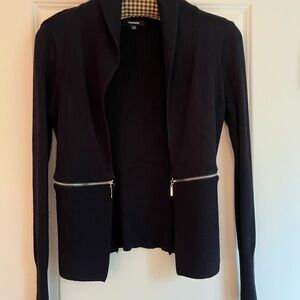 Premise Navy Blue Open Sweater